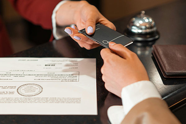 Chip am Zimmerschlüssel/Schlüsselkarten