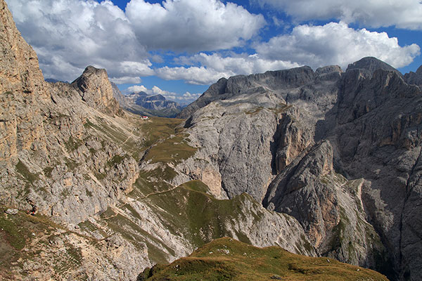 Überschreitung Seiser Alm – Tierser Alpl – Bärenloch – Tschamintal