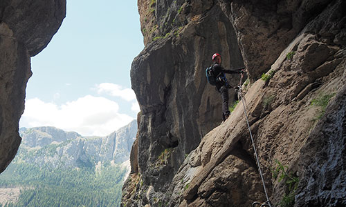 I magnifici 4 Klettersteig