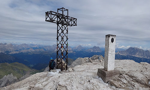Marmolada Westgrat Klettersteig